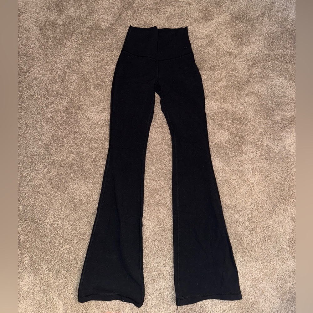 Aritzia TNA Black Flared Leggings XXS